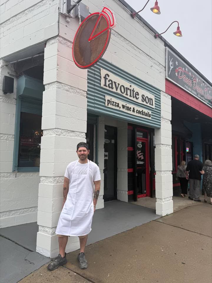 Danny Ippolito outside Favorite Son at 1210 Forest Avenue.